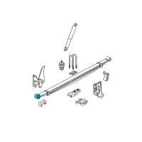 OEM Chevrolet Silverado Bushing, Rear Spring Diagram - 15739091