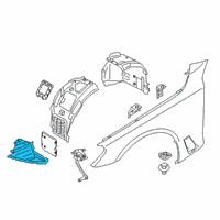 OEM 2019 BMW 740e xDrive Cover, Bottom Left Diagram - 51-75-8-080-061