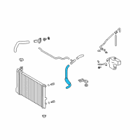 OEM 2013 Toyota Matrix Lower Hose Diagram - 16573-0H020