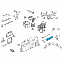 OEM 2014 Honda Odyssey Holder, Driver Side Cup (Truffle) Diagram - 84661-TK8-A01ZB