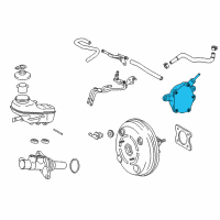 OEM Toyota Corolla Vacuum Pump Diagram - 29300-0T010