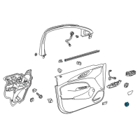 OEM 2022 Cadillac XT5 Lift Gate Switch Diagram - 84389158