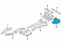 OEM 2022 BMW M340i xDrive HEAT INSULATION, REAR SILENC Diagram - 51-48-7-341-010