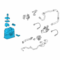 OEM 2015 Chevrolet Malibu Vapor Canister Diagram - 84835159