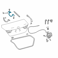 OEM 2019 Toyota Camry Hinge Diagram - 64520-06100