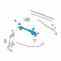 OEM Acura Link Complete , Front Wiper Diagram - 76530-TJB-A01