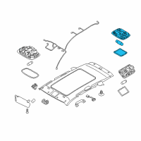 OEM Kia Sorento Lamp Assembly-Luggage Compartment Diagram - 926202P001H9