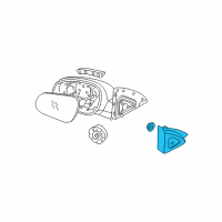 OEM 2009 Hyundai Elantra Cover Assembly-Front Door Quadrant Inner Diagram - 87650-2L020