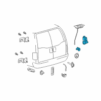 OEM 2003 Ford Excursion Lock Diagram - 4C7Z-7843170-AA
