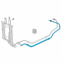 OEM BMW 318is Oil Cooling Pipe Outlet Diagram - 17-22-1-439-748