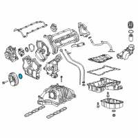 OEM Ram 1500 Seal-CRANKSHAFT Oil Diagram - 68029523AA