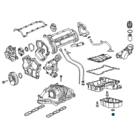 OEM 2016 Jeep Grand Cherokee Oil Drain Plug Diagram - 68211183AA