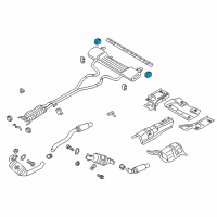 OEM Lincoln Rear Hanger Diagram - GD9Z-5F262-A