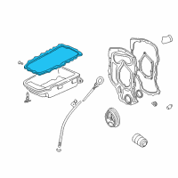 OEM 2000 Oldsmobile Alero Oil Pan Gasket Diagram - 24574406