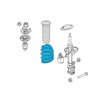 OEM 2019 Ford Fiesta Coil Spring Diagram - C1BZ-5310-A