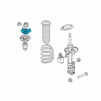 OEM 2013 Ford Fiesta Strut Mount Diagram - C1BZ-3A197-AB