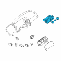 OEM 2007 Nissan Altima Control Assembly Diagram - 27500-JA820