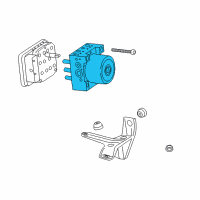 OEM 2019 Cadillac CTS ABS Control Unit Diagram - 84244642