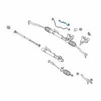 OEM 2009 Nissan Murano Tube Assy-Cylinder Diagram - 49541-1AD0B