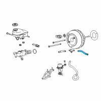 OEM 2016 Cadillac SRX Vacuum Hose Diagram - 20855429