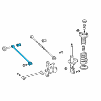 OEM 2014 Toyota Venza Front Arm Diagram - 48710-48070