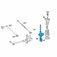 OEM 2010 Toyota Highlander Strut Diagram - 48530-80430