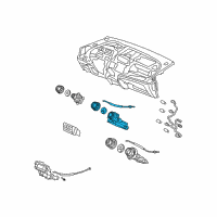 OEM 2013 Honda Fit Control Assy., Temperature *NH699L* (NEUTRAL MAT GUN METALLIC) Diagram - 79560-TK6-A01ZA