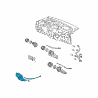 OEM 2012 Honda Fit Control Assy., FResh/Recirculating *NH167L* (GRAPHITE BLACK) Diagram - 79540-TK6-A01ZA