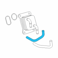 OEM Toyota Tacoma Upper Hose Diagram - 16296-0P020