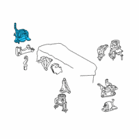 OEM 2019 Toyota RAV4 Side Mount Diagram - 12305-F0080