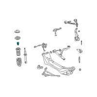 OEM Lexus GS300 Front Spring Bumper Diagram - 48331-30120