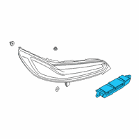 OEM 2021 BMW Z4 REAR LIGHT BUMPER Diagram - 63-21-7-450-452