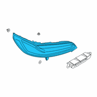 OEM 2020 BMW Z4 Tail Light Left Diagram - 63-21-7-439-019