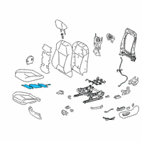 OEM 2019 Toyota RAV4 Seat Cushion Heater Diagram - 87510-0R180