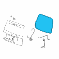 OEM 2015 Jeep Patriot WEATHERSTRIP-LIFTGATE Opening Diagram - 68184799AB