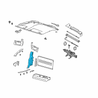 OEM 2008 Ford F-150 Pillar Trim Diagram - 4L3Z-15278D12-AAC