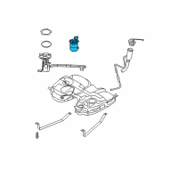 OEM 2005 Chrysler Pacifica Fuel Pump Module/Level Unit Diagram - 68028056AB