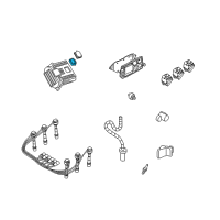 OEM 1997 Oldsmobile Cutlass Supreme Module, Knock Sensor Diagram - 16216564