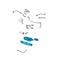 OEM 2006 Lincoln Mark LT Vapor Canister Diagram - 4L3Z-9D653-AA