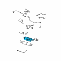 OEM 2008 Lincoln Mark LT Reservoir Assembly Diagram - 4L3Z-9D653-BA