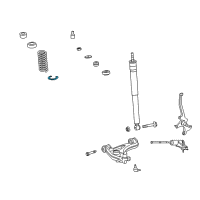 OEM Chrysler Crossfire BUSHING-Spring Diagram - 5102303AA