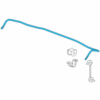 OEM Honda Accord Crosstour Spring, Rear Stabilizer Diagram - 52300-TP6-A01