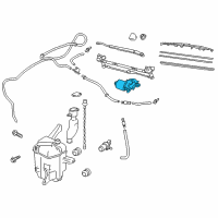 OEM Scion Front Motor Diagram - 85110-47200