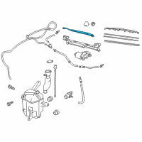 OEM 2013 Scion tC Wiper Arm Diagram - 85211-21040