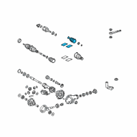 OEM Toyota Tacoma Inner Boot Diagram - 04438-04050