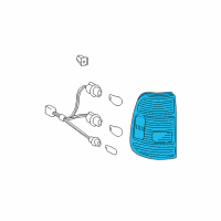 OEM Toyota Tundra Lens Diagram - 81561-0C010