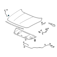 OEM 2018 Honda Accord Holder, Rod Diagram - 90672-TVA-A01