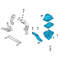 OEM 2019 Lincoln Nautilus Air Cleaner Assembly Diagram - K2GZ-9600-A