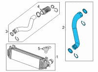 OEM Cadillac CT4 Outlet Tube Diagram - 84009655