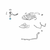 OEM Saturn Fuel Pump Gasket Diagram - 22676738